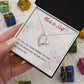 Forever Love Necklace with message card, Birthday gift for family and friends, Gift To Self Motivate your loved one, Gift for all occasion etc