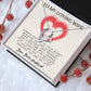 Forever Love Necklace, My Loving Wife, Necklace With Message Card, Birthday Gift For Her