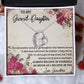 GRANDMOTHER AND GRANDDAUGHTER, FOREVER LOVE NECKLACE WITH MESSAGE CARD FOR GRANDDAUGHTER, BIRTHDAY GIFT FOR HER, FROM GRANDMA