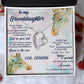 TO MY GRANDDAUGHTER, FOREVER LOVE NECKLACE WITH MESSAGE CARD FOR GRANDDAUGHTER, BIRTHDAY GIFT FOR HER, FROM GRANDMA