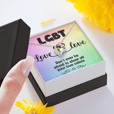 Love is Love Jewelry, Necklace For LGBT Couples, Forever Love Necklace, Pride Necklace, Love Wins, Love Equality Jewelry, Pride Month Gift