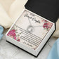 GRANDMOTHER AND GRANDDAUGHTER, FOREVER LOVE NECKLACE WITH MESSAGE CARD FOR GRANDDAUGHTER, BIRTHDAY GIFT FOR HER, FROM GRANDMA