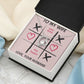 Forever Love Necklace, You Won My Heart, Wife Necklace With Message Card, Birthday Gift For Her