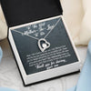 Mother In Law Necklace With Message Card, You Are Different Than My Mom, Mother's Day Necklace, Heart Necklace, Birthday Gift, Christmas Gift, Mother in Law Jewelry