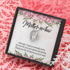 Mother In Law Necklace With Message Card, Thank You For Loving Me As Your Own, Mother's Day Necklace, Heart Necklace, Birthday Gift, Christmas Gift