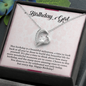 Birthday Girl, Forever Love Necklace, Pendant For Her, Birthday Gift For Her, Jewelry For Her, Gift For Her, Present For Her Birthday, Necklace For Her