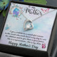 SHE IS A SUPERWOMAN, SHE IS MY MOM, FOREVER LOVE NECKLACE FOR MOM, NECKLACE WITH MESSAGE CARD, BIRTHDAY, MOTHER'S DAY GIFT FOR HER