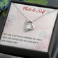 Forever Love Necklace with message card, Birthday gift for family and friends, Gift To Self Motivate your loved one, Gift for all occasion etc