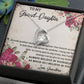 GRANDMOTHER AND GRANDDAUGHTER, FOREVER LOVE NECKLACE WITH MESSAGE CARD FOR GRANDDAUGHTER, BIRTHDAY GIFT FOR HER, FROM GRANDMA