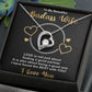 Forever Love Necklace, Badass Wife, Necklace With Message Card, Birthday Gift For Her