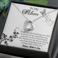 TO MY MOM, FOREVER LOVE NECKLACE FOR MOM, NECKLACE WITH MESSAGE CARD, BIRTHDAY, MOTHER'S DAY GIFT FOR HER