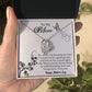 TO MY MOM, FOREVER LOVE NECKLACE FOR MOM, NECKLACE WITH MESSAGE CARD, BIRTHDAY, MOTHER'S DAY GIFT FOR HER