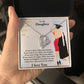 TO MY DAUGHTER, FOREVER LOVE NECKLACE WITH MESSAGE CARD, FROM MOM, BIRTHDAY AND DAUGHTERS DAY GIFT FOR HER