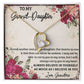 GRANDMOTHER AND GRANDDAUGHTER, FOREVER LOVE NECKLACE WITH MESSAGE CARD FOR GRANDDAUGHTER, BIRTHDAY GIFT FOR HER, FROM GRANDMA