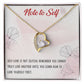 Forever Love Necklace with message card, Birthday gift for family and friends, Gift To Self Motivate your loved one, Gift for all occasion etc