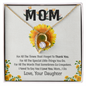 Mom, Forever Love Necklace With I Need To Say You I Love You Message Card, Anniversary, Mother's Day Gift From Daughter, Birthday, Pendant For Her, Jewelry For Her