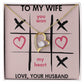 Forever Love Necklace, You Won My Heart, Wife Necklace With Message Card, Birthday Gift For Her