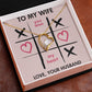 Forever Love Necklace, You Won My Heart, Wife Necklace With Message Card, Birthday Gift For Her