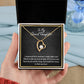 MY GRANDDAUGHTER, FOREVER LOVE NECKLACE WITH MESSAGE CARD FOR GRANDDAUGHTER, BIRTHDAY GIFT FOR HER, FROM GRANDMA/GRANDPA