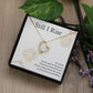Forever Love Necklace with message card, Gift for all occasion, unique gift for her