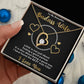 Forever Love Necklace, Badass Wife, Necklace With Message Card, Birthday Gift For Her