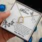 TO MY MOM, FOREVER LOVE NECKLACE FOR MOM, NECKLACE WITH MESSAGE CARD, BIRTHDAY, MOTHER'S DAY GIFT FOR HER