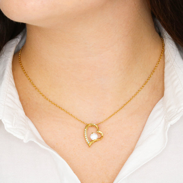 Mother In Law Necklace With Message Card, I Appreciate You a Lot, Mother's Day Necklace, Heart Necklace, Birthday Gift, Christmas Gift, Heart Necklace