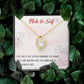 Forever Love Necklace with message card, Birthday gift for family and friends, Gift To Self Motivate your loved one, Gift for all occasion etc
