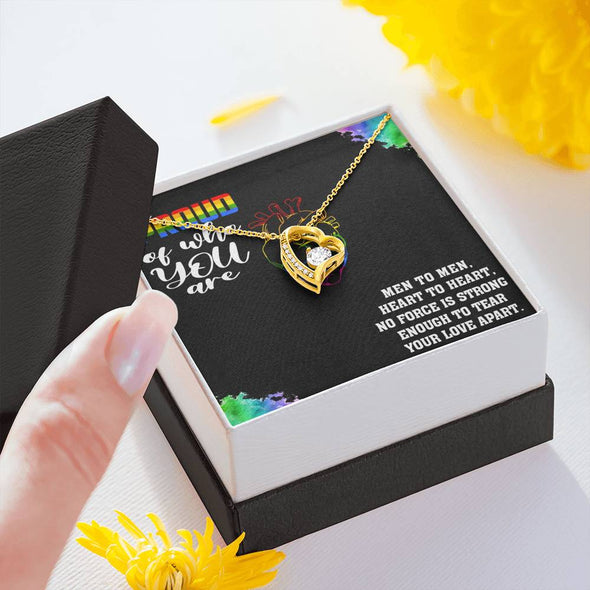 Gay pride jewelry, Proud Of Who You Are, Love is Love Jewelry, Necklace For LGBT Couples, Forever Love Necklace, Love Equality Jewelry, Pride Month Gift