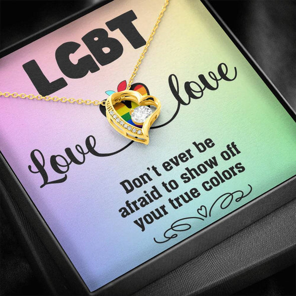 Love is Love Jewelry, Necklace For LGBT Couples, Forever Love Necklace, Pride Necklace, Love Wins, Love Equality Jewelry, Pride Month Gift