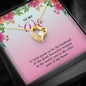 Forever Silver Heart Necklace For Valentine's Day, Couple Gifts, Jewelry For Her, Gold/Silver Necklace With Message Card, To My Wife You Are The Part Of My Life Necklace