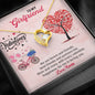 To My Girlfriend, Happiness For Me Is Loving You Message Card For Her, Birthday, Pendant For Couple, Gift For Her, Forever Love Necklace, Heart Shape Necklace