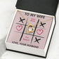 Forever Love Necklace, You Won My Heart, Wife Necklace With Message Card, Birthday Gift For Her