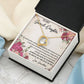 GRANDMOTHER AND GRANDDAUGHTER, FOREVER LOVE NECKLACE WITH MESSAGE CARD FOR GRANDDAUGHTER, BIRTHDAY GIFT FOR HER, FROM GRANDMA
