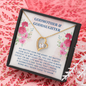 To My Godmother, Forever Love Necklace With Our Bond Will Never Cease To Grow Message Card, Mother's Day Gift, Pendant For Her, Birthday, Anniversary, Gift For Her, Jewelry For Her