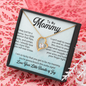 To My Mommy, Forever Love Necklace, Gift For Mom, Mother's Day Special Gift, Mom's Birthday Gift, Pendant for Mom, Jewelry Gift for Mom, Necklace for Mom, Precious Gift For Mom
