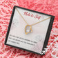 Forever Love Necklace with message card, Birthday gift for family and friends, Gift To Self Motivate your loved one, Gift for all occasion etc