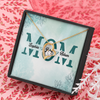 Mom Customized Pendant, Forever Love Necklace, Customized Pendant For Her, Birthday Gift, Christmas, Anniversary, Gift For Her, Valentine's Day, Jewelry For Her