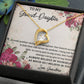 GRANDMOTHER AND GRANDDAUGHTER, FOREVER LOVE NECKLACE WITH MESSAGE CARD FOR GRANDDAUGHTER, BIRTHDAY GIFT FOR HER, FROM GRANDMA