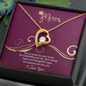 Mom, Forever Love Necklace With Your Ways are Special Just Like You Message Card, Mother's Day Gift, Pendant For Her, Anniversary, Birthday, Gift For Her, Jewelry For Her