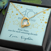 Customized Birthday Name & Age, Forever Love Necklace, Gift For Mom/Wife/Girlfriend/Sister, Birthday Gift For Her, Necklace For Her, Precious Gift For Her, Jewelry For Her, Best Birthday Gift