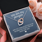You Are My Penguin, Interlocking Hearts Necklace With Message Card, Jewelry For Her, Pendant For Her, Gift For Wife From Husband, Birthday, Anniversary Gift For Wife