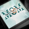 Mom Customized Pendant, Interlocking Hearts Necklace, Customized Pendant For Her, Birthday Gift, Christmas, Anniversary, Gift For Her, Valentine's Day, Jewelry For Her