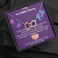 To My Incredible Mummy, Interlocking Hearts Necklace, Mother's Day Gift, Birthday Gift, Christmas, Anniversary, Gift For Her, Valentine's Day, Jewelry For Her