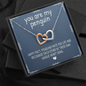 You Are My Penguin, Interlocking Hearts Necklace With Message Card, Jewelry For Her, Pendant For Her, Gift For Wife From Husband, Birthday, Anniversary Gift For Wife