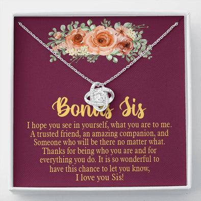 To My Incredible Sister, Necklace With Message Card, Knot Necklace, Raksha Bandhan Gift, Gift Ideas For Sister, Brother To Sister, Birthday Gift