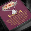 To My Incredible Sister, Necklace With Message Card, Knot Necklace, Raksha Bandhan Gift, Gift Ideas For Sister, Brother To Sister, Birthday Gift