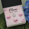 Mum Customized Pendant, Love Knot Necklace, Customized Pendant For Her, Mother's Day Gift, Birthday Gift, Christmas, Anniversary, Gift For Her, Valentine's Day, Jewelry For Her