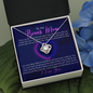 To My Bonus Mom, Love Knot Necklace, Mother’s Day Gift Pendant For Her, Christmas, Birthday, Anniversary, Gift For Her, Jewelry For Her, Necklace For Her