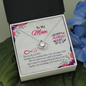 To My Mom, Love Knot Necklace With You Want Is Your Child To Be Happy That's What I've Learned Message Card, Mother's Day Gift , Pendant For Her, Jewelry For Her